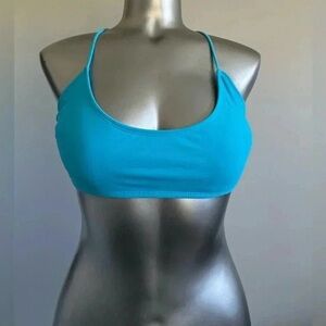 New sexy comfy Turquoise Strappy Bikini Top size large